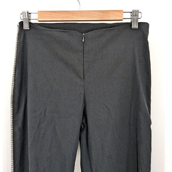 Vintage 1990s y2k Allure New York Flare Dress Pants Rhinestone Detailing Size M - Picture 4 of 9